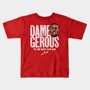 Damian Lillard Portland Dame-gerous Kids T-Shirt
